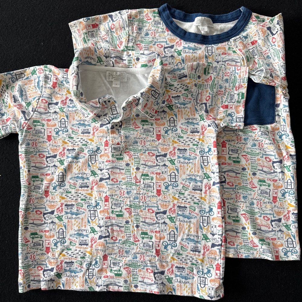 Joy Street Girls or Boys Tees - Cape Cod Theme 5t 6t or small kids